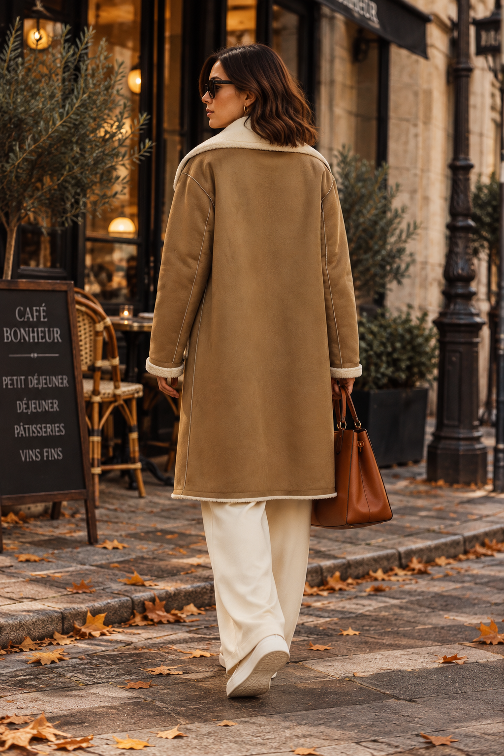 Alfie – Wendemantel in Tobacco/Ivory