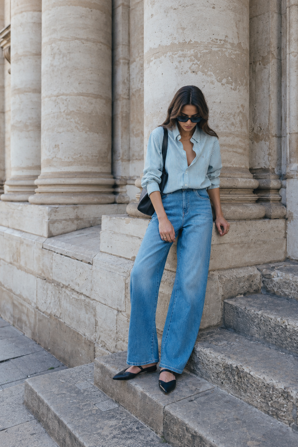 Nola – Barrel Jeans in Light Denim