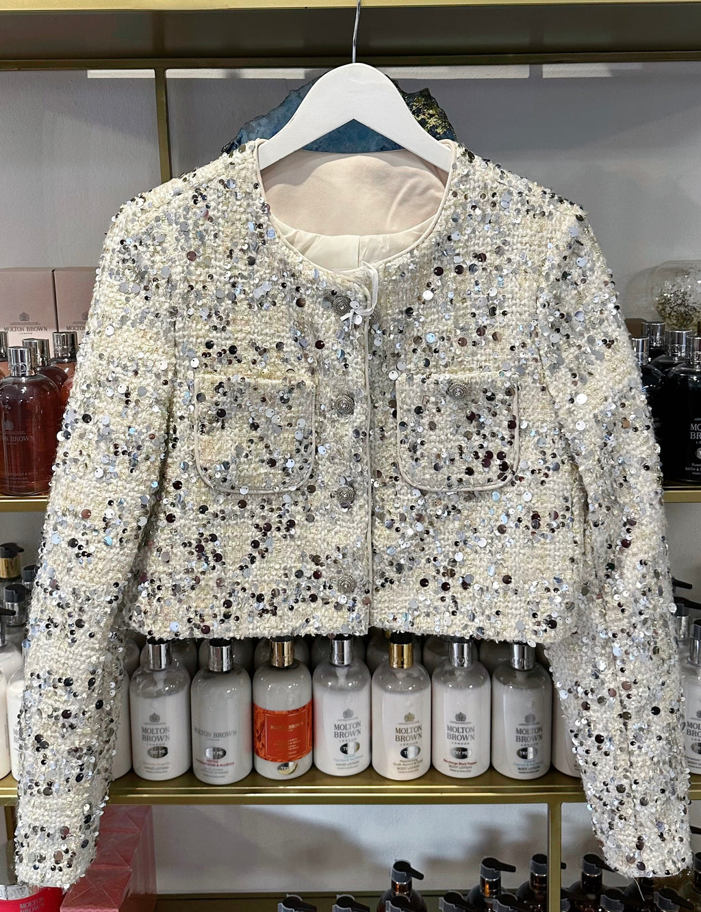 Dora - Pailletten Jacke