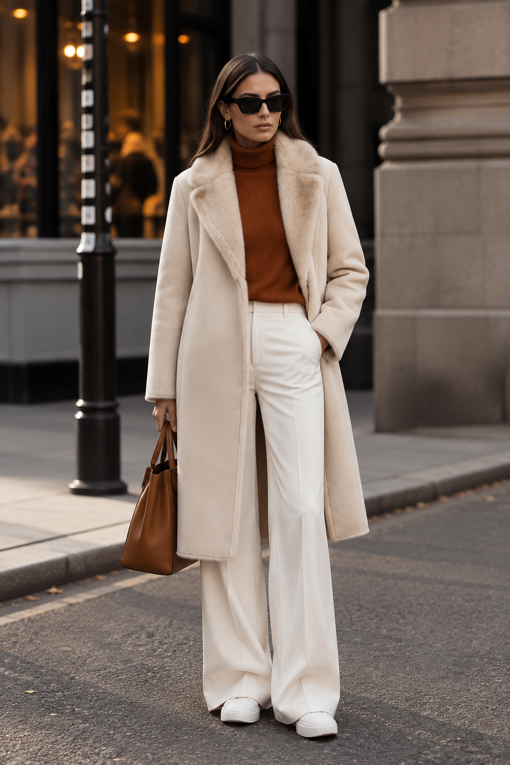 Elodie – Wendemantel in Cream