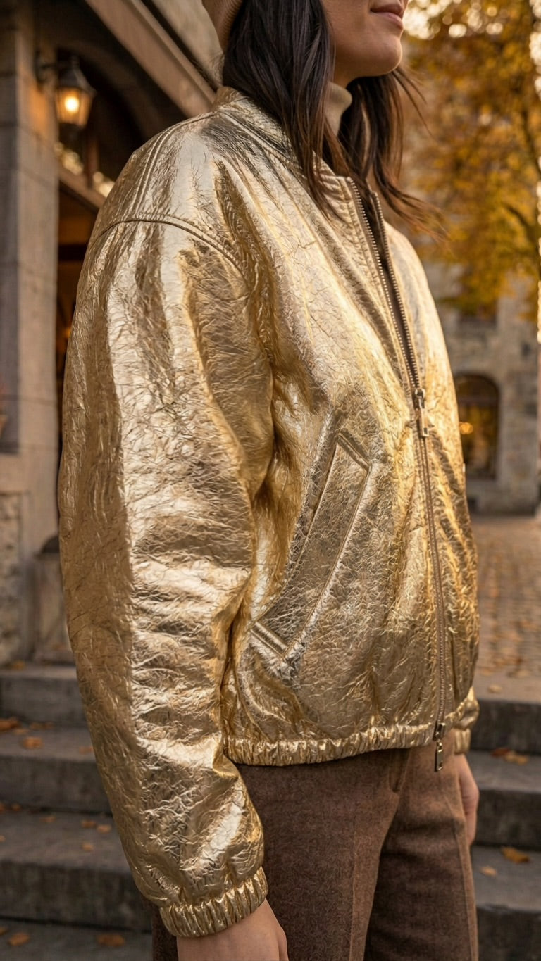 SAMMY – Wendejacke Gold & Caramel