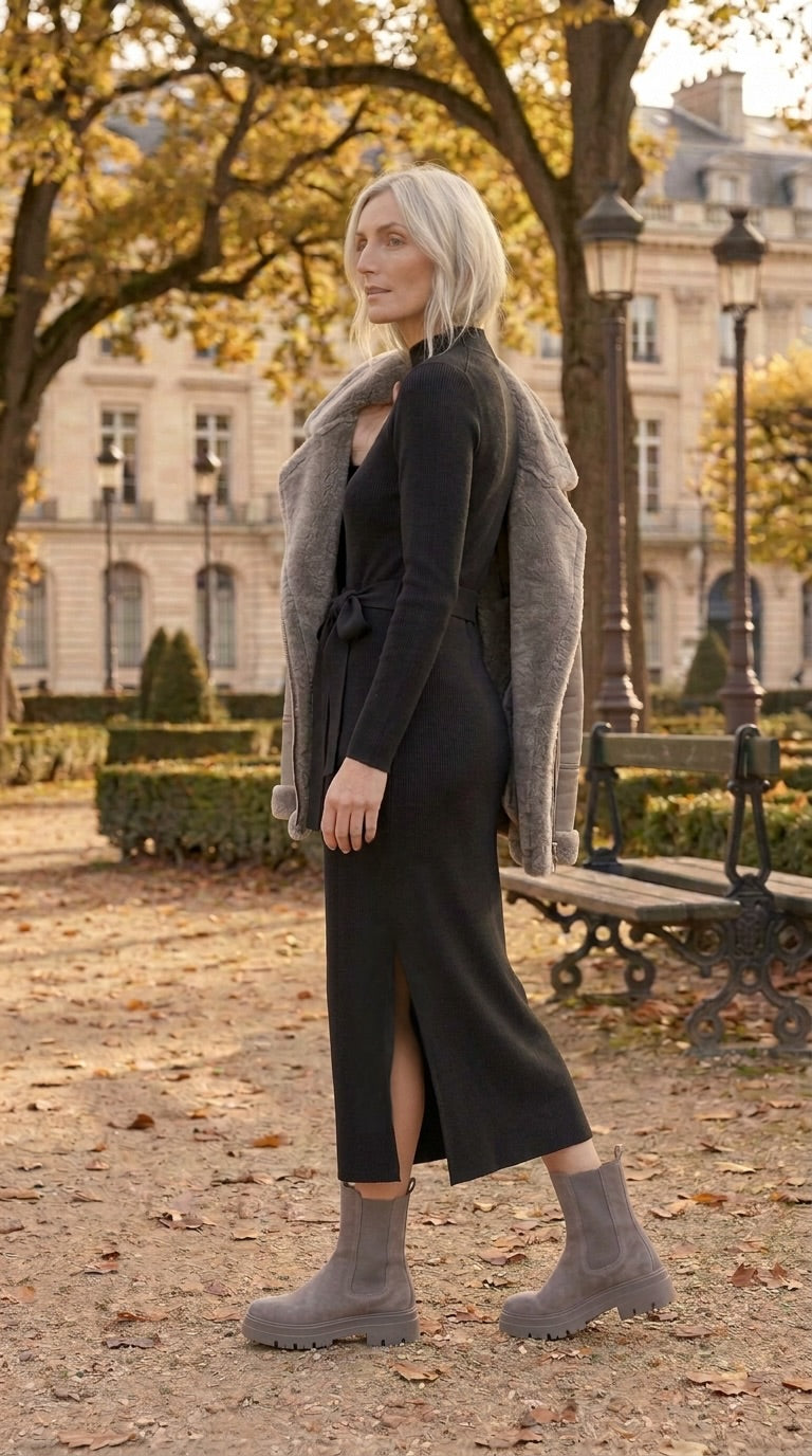 Mila – Figurbetontes Strickkleid