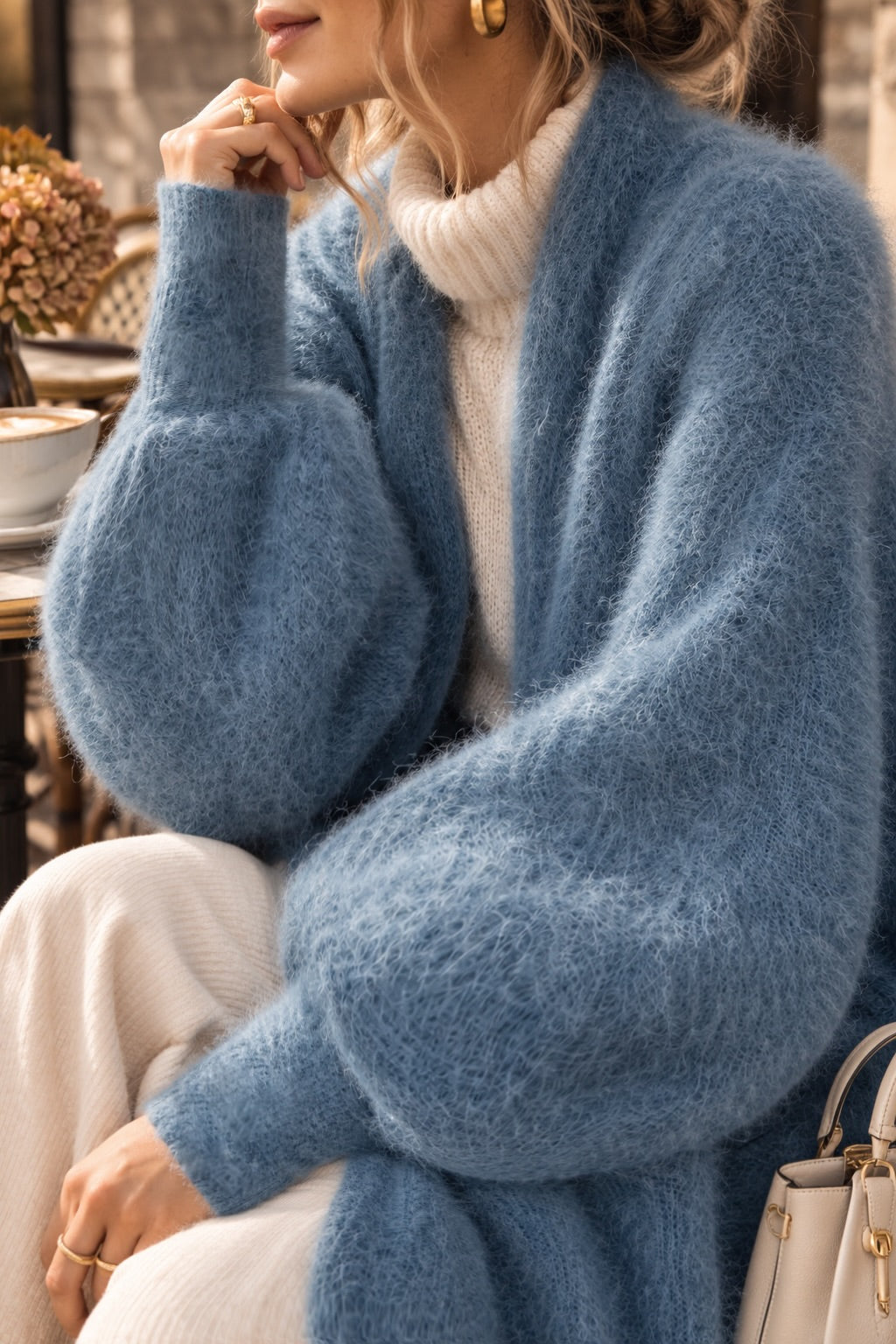 MILA – Long Mohair Cardigan