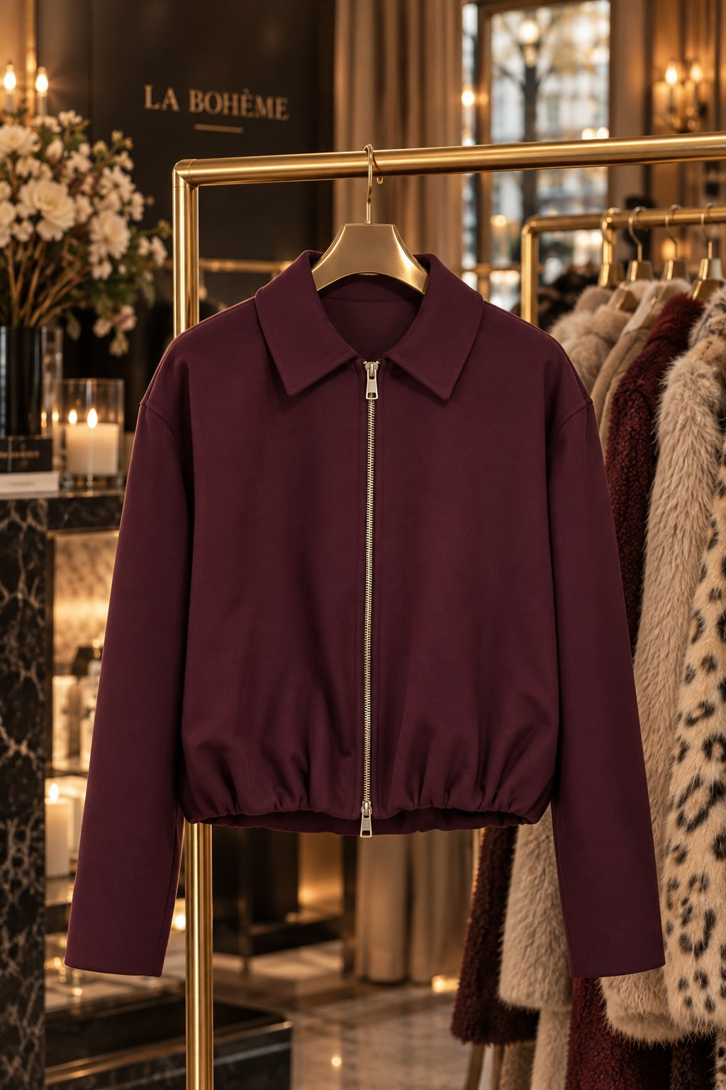 Miranda – Blousonjacke in Plum