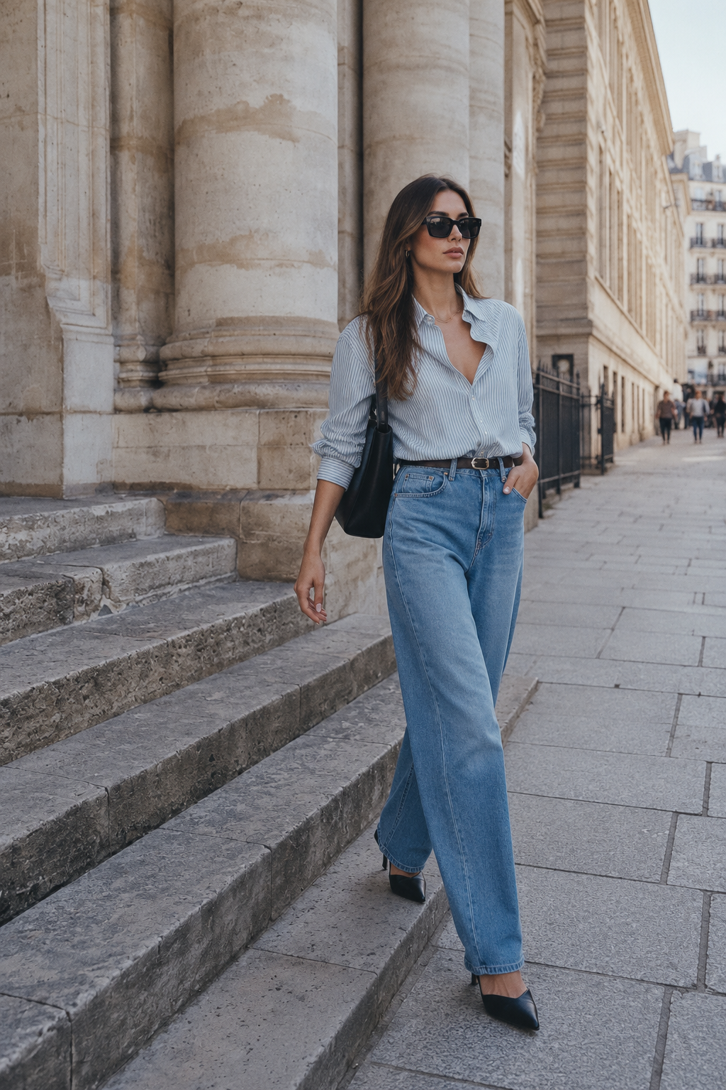 Nola – Barrel Jeans in Light Denim