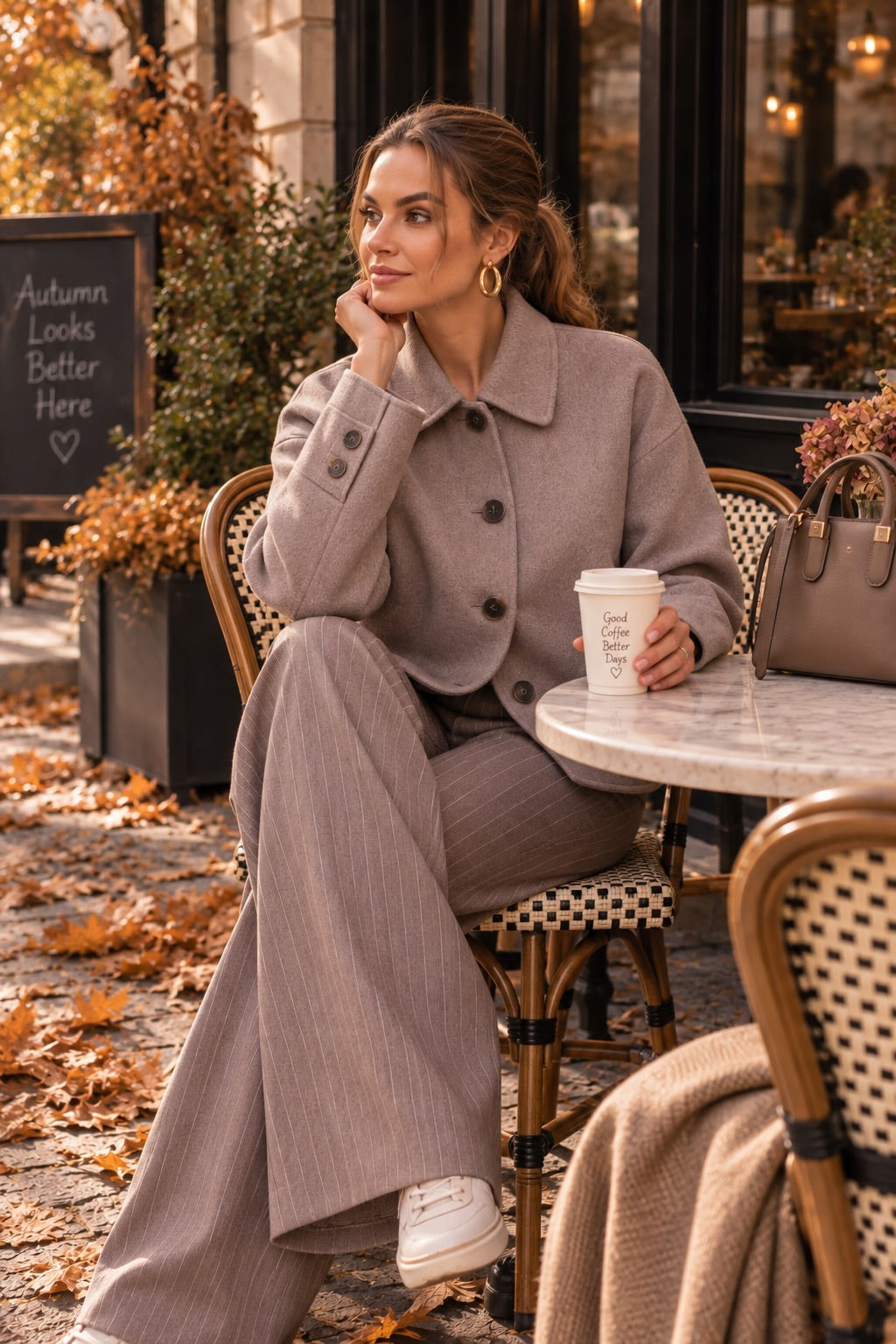 AVERY – kurze Wolljacke