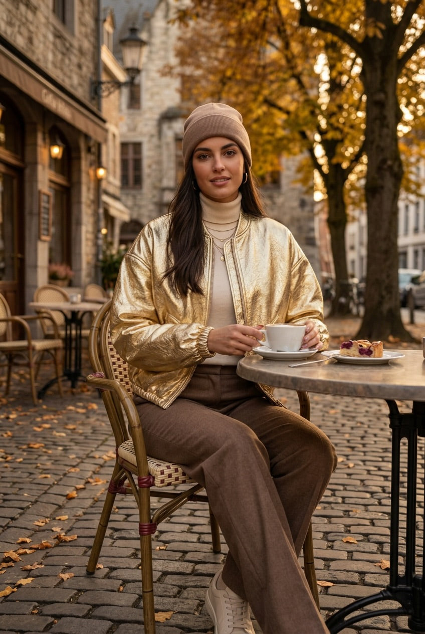 SAMMY – Wendejacke Gold & Caramel