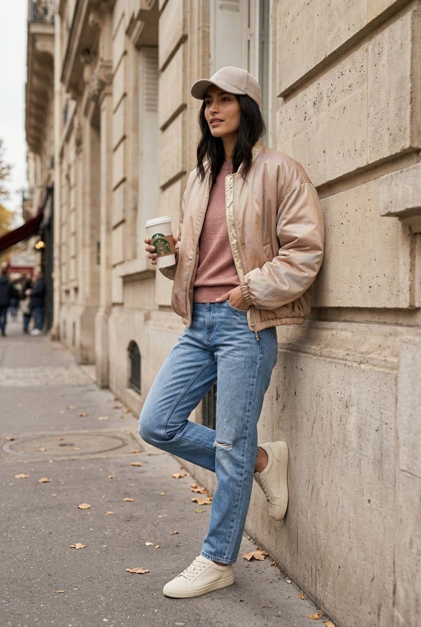 SAMMY – Wendejacke Gold & Caramel