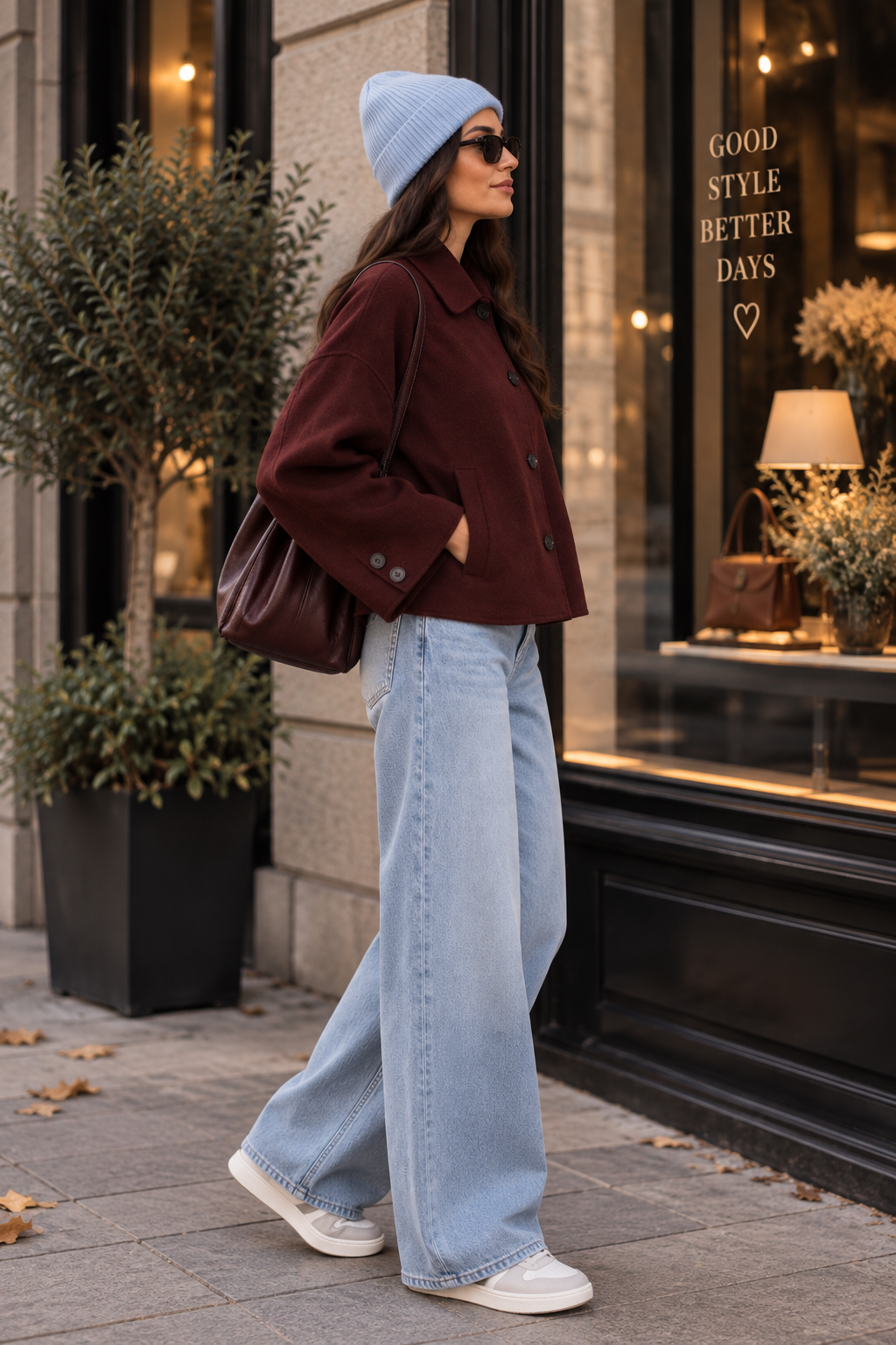 AVERY – kurze Wolljacke