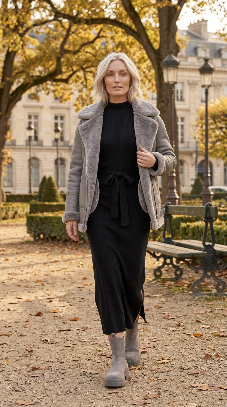 Mila – Figurbetontes Strickkleid