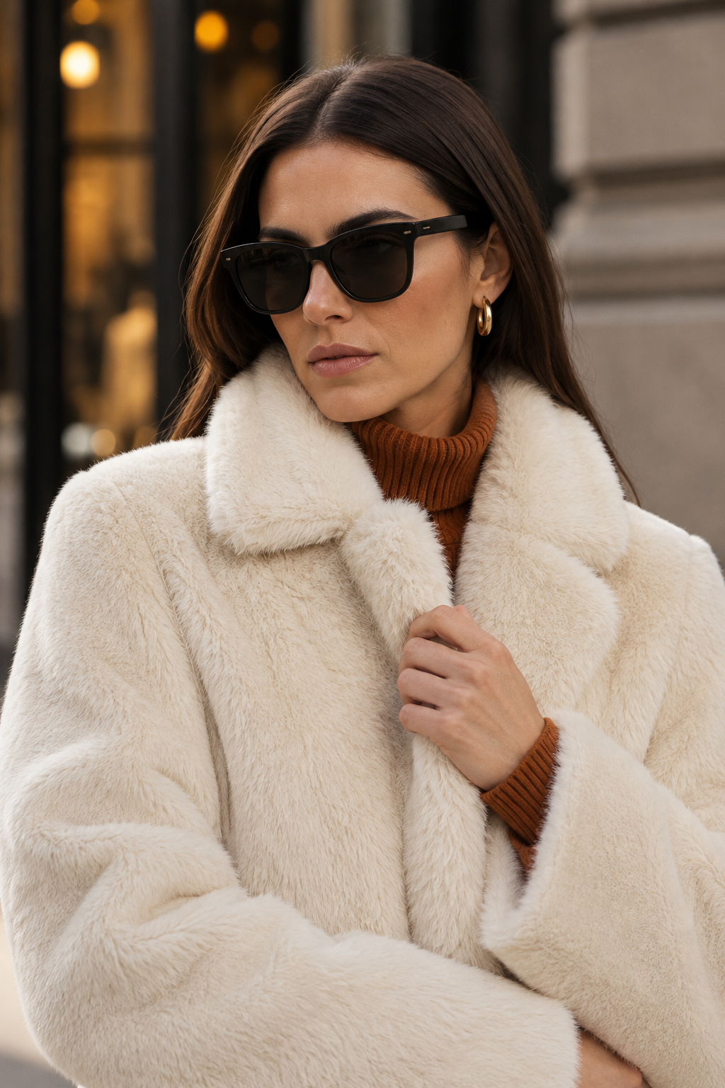 Elodie – Wendemantel in Cream