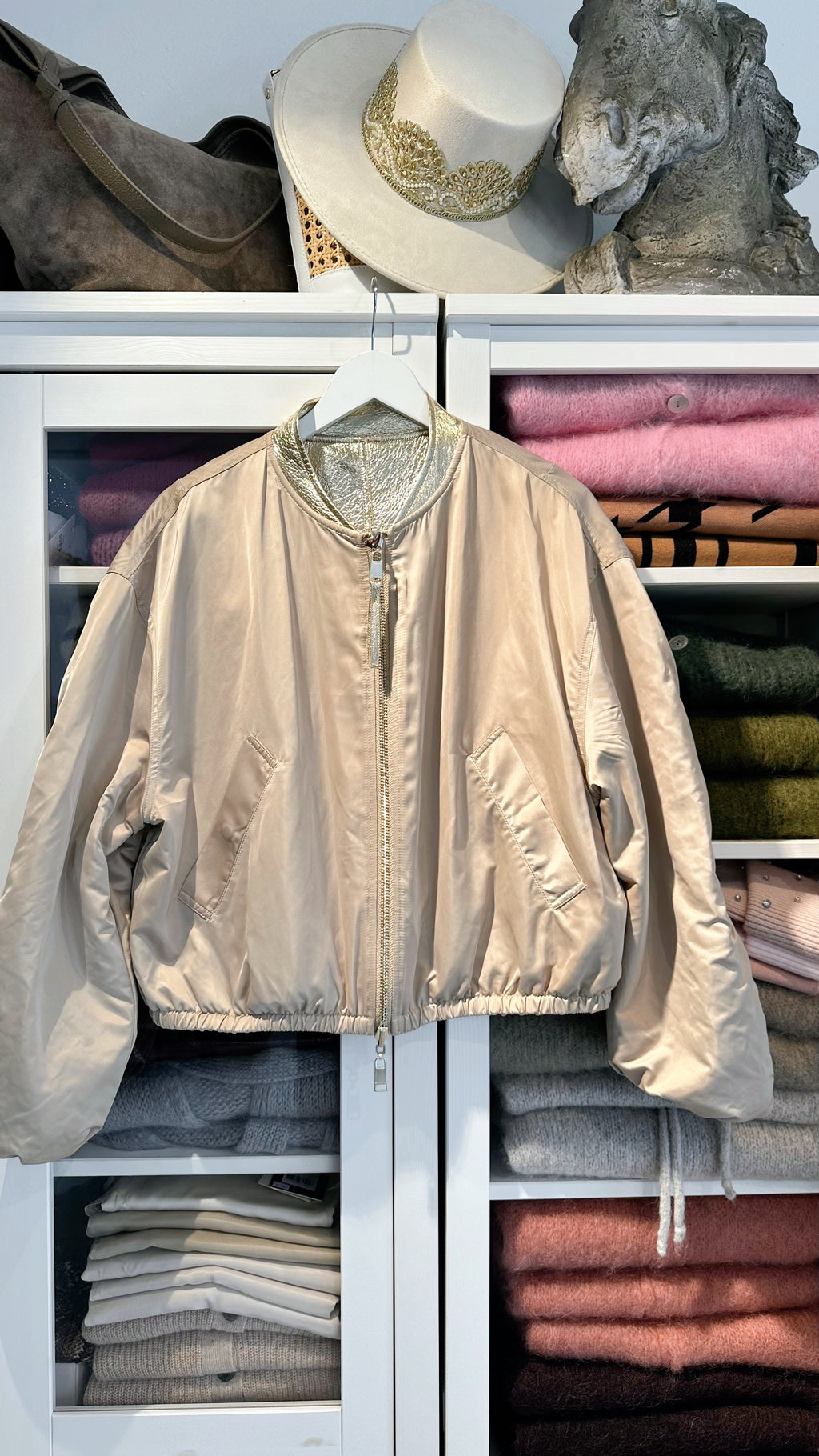 SAMMY – Wendejacke Gold & Caramel