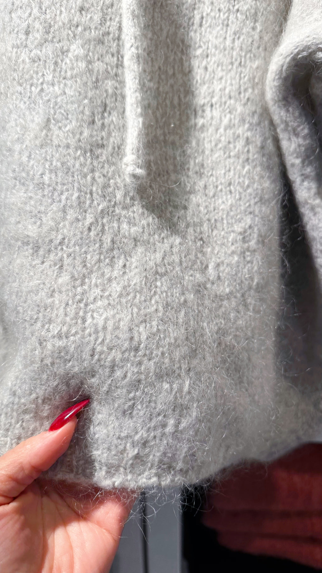 Leni – Oversize Mohair-Hoodie