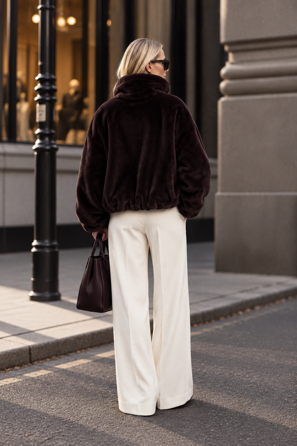 Nora – Wendejacke in Dark Plum