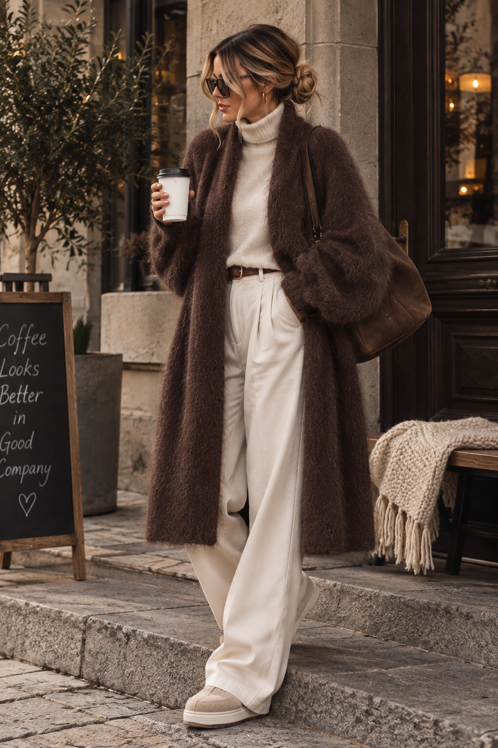 MILA – Long Mohair Cardigan
