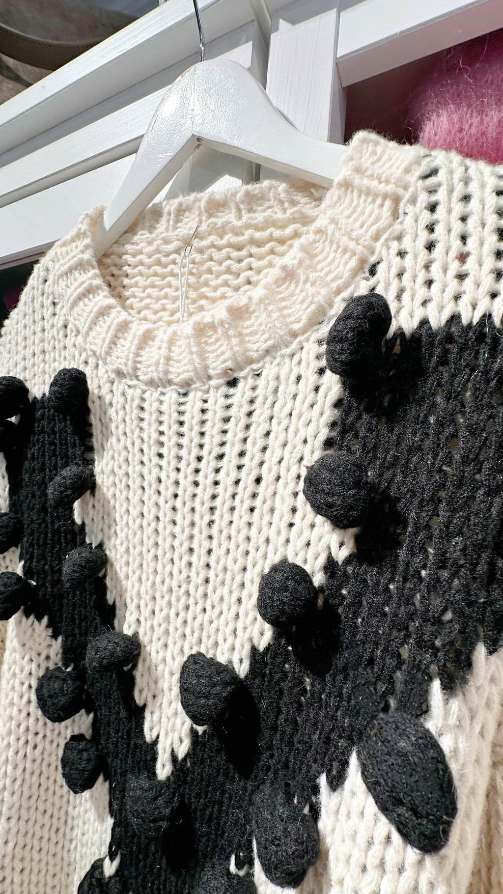 LOU – Oversize Grobstrick-Pullover