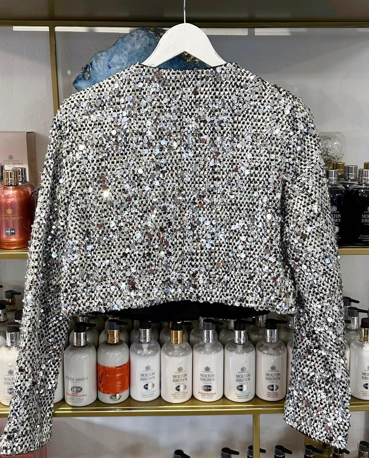 Dora - Pailletten Jacke