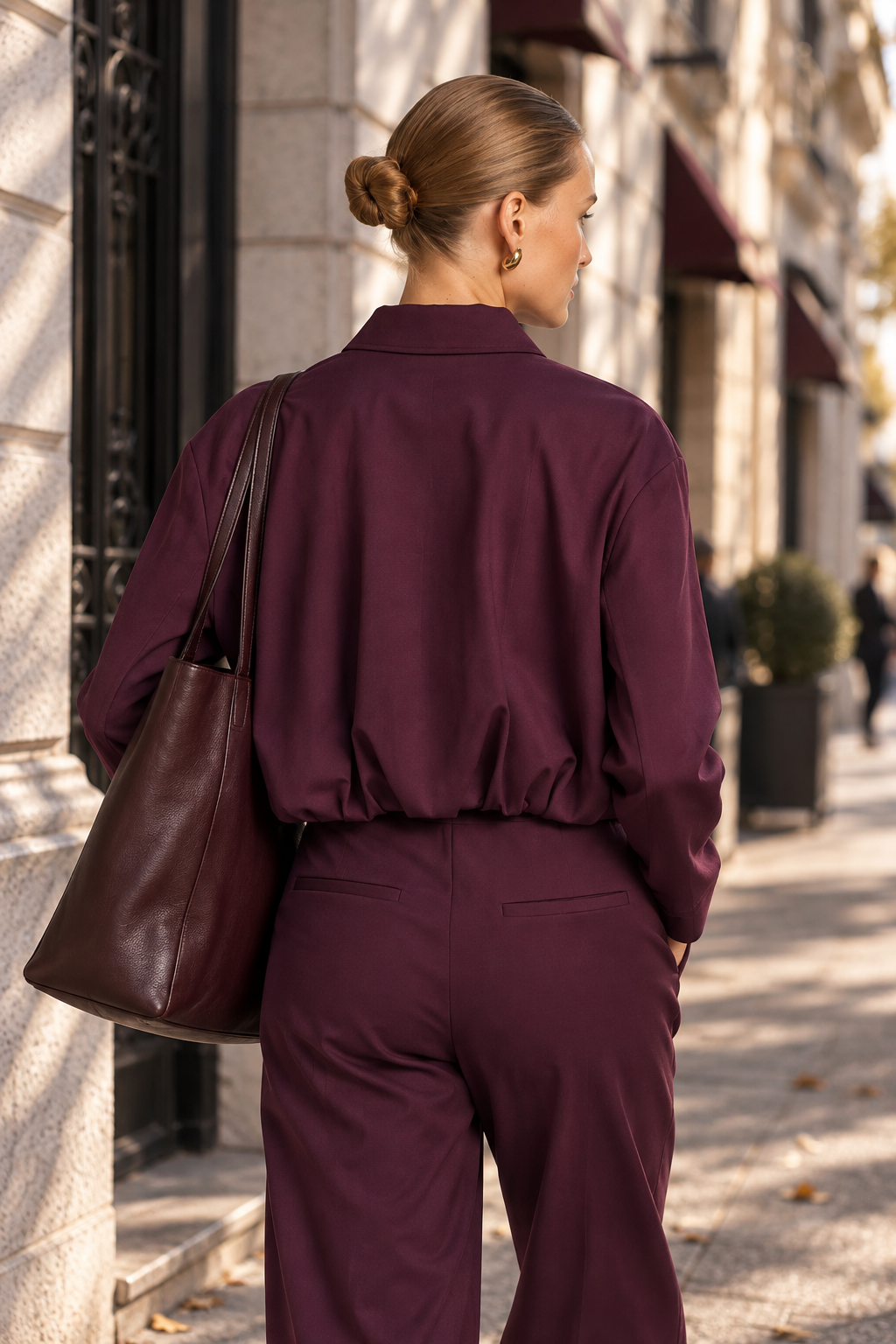 Miranda – Blousonjacke in Plum