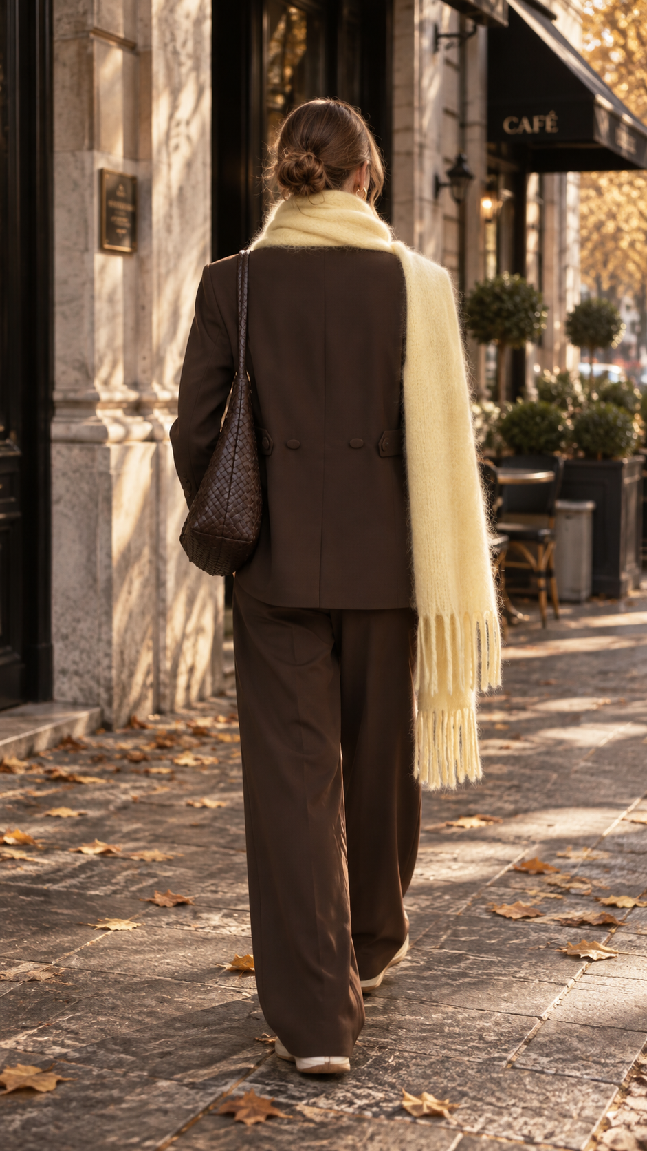 Clara – Blazer in Dark Chocolate