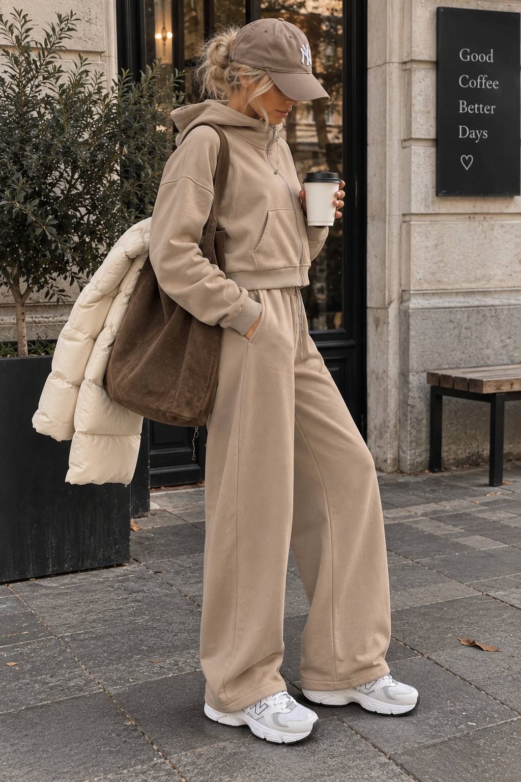 Cozy – Wide Leg Jogginganzug