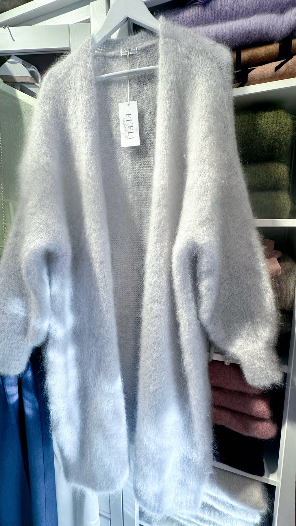 MILA – Long Mohair Cardigan