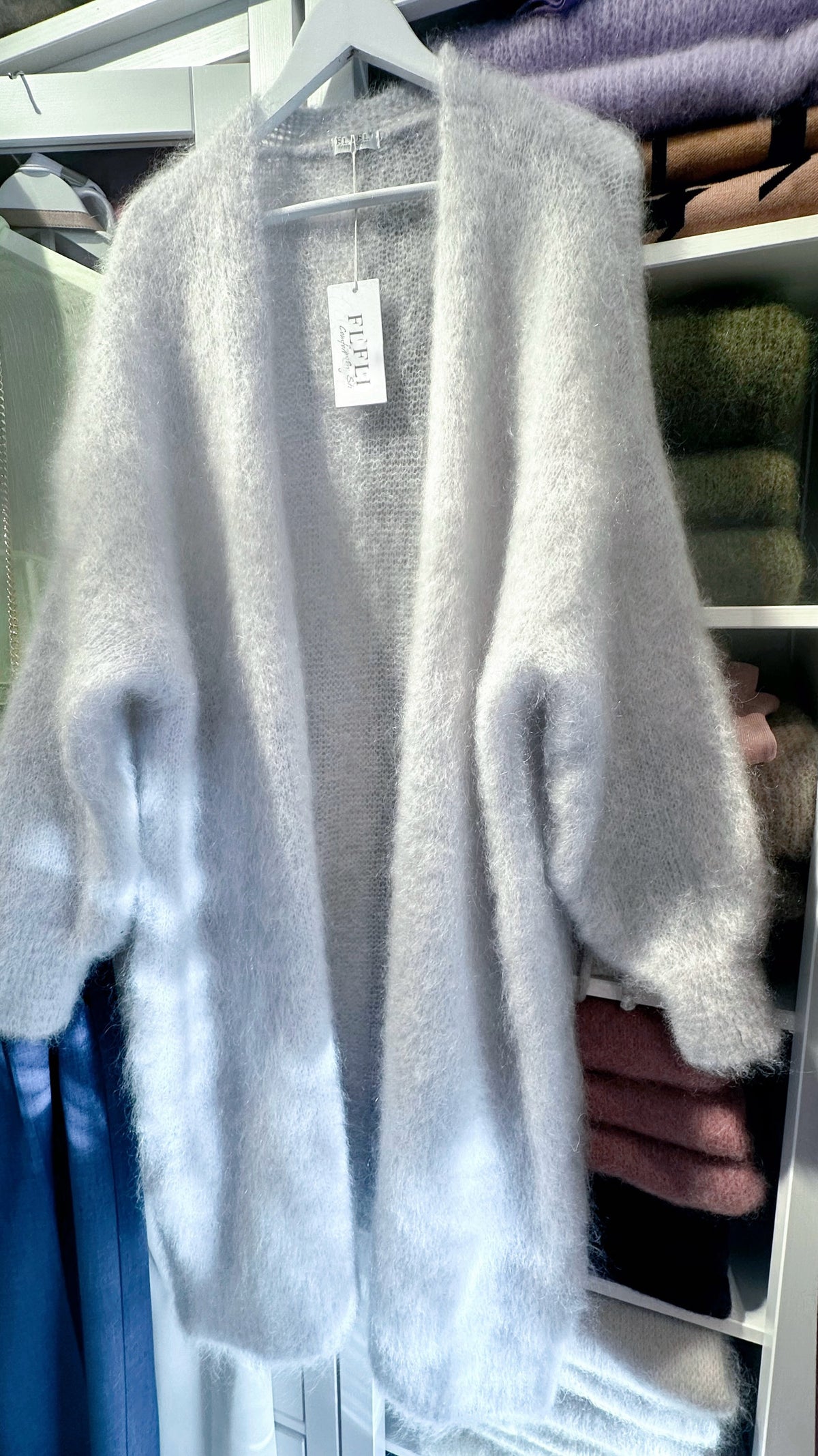 MILA – Long Mohair Cardigan