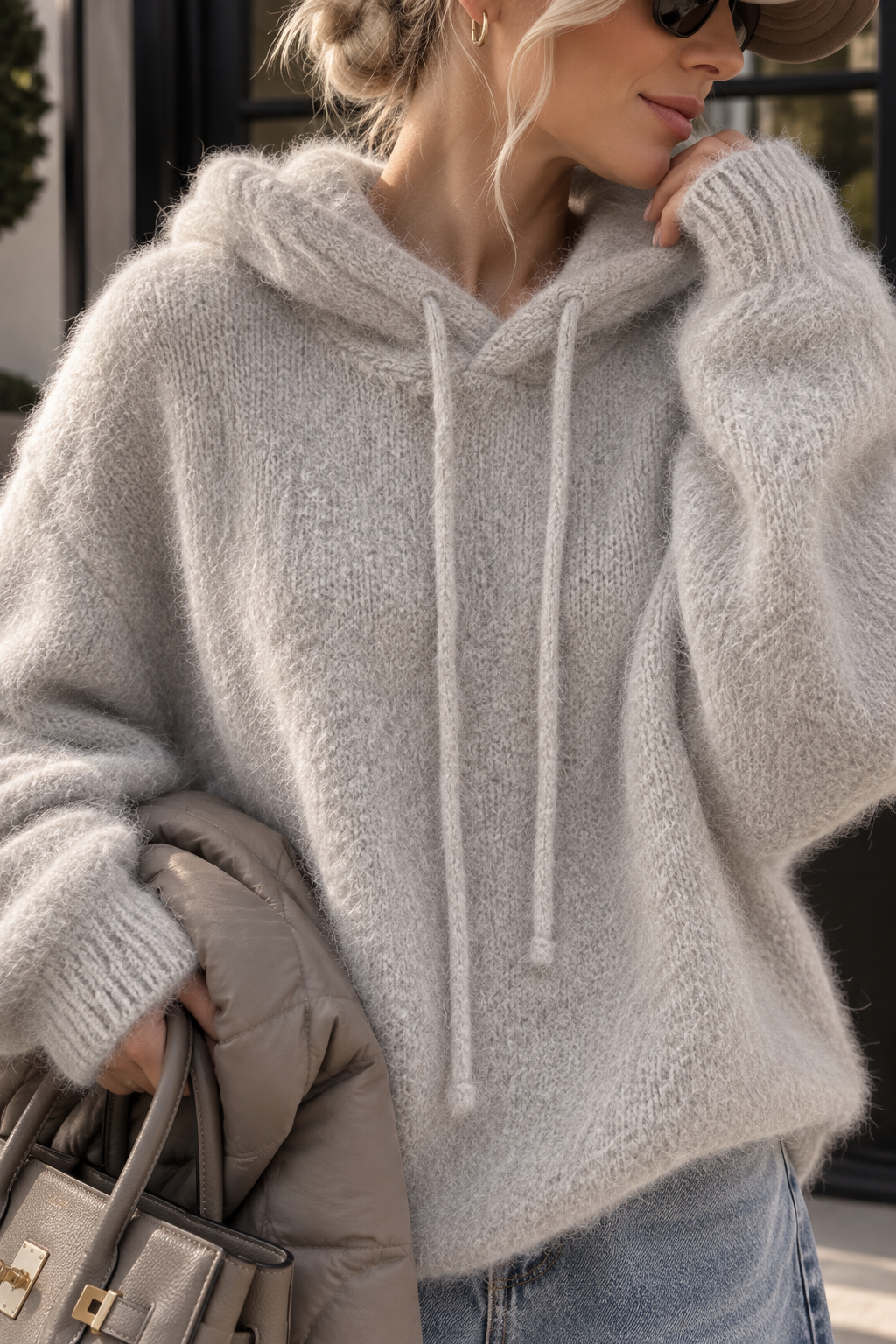 Leni – Oversize Mohair-Hoodie