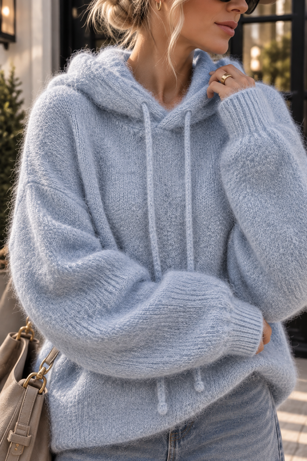 Leni – Oversize Mohair-Hoodie