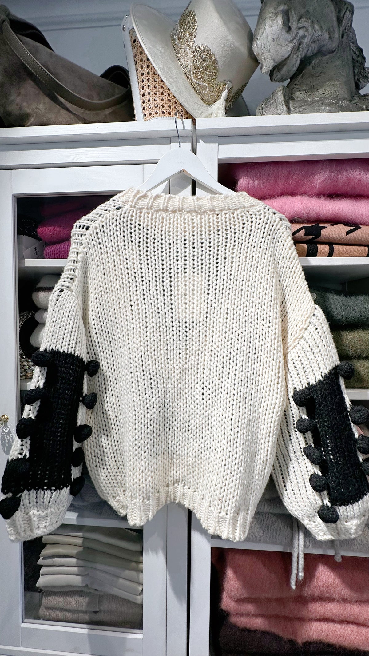 LOU – Oversize Grobstrick-Pullover
