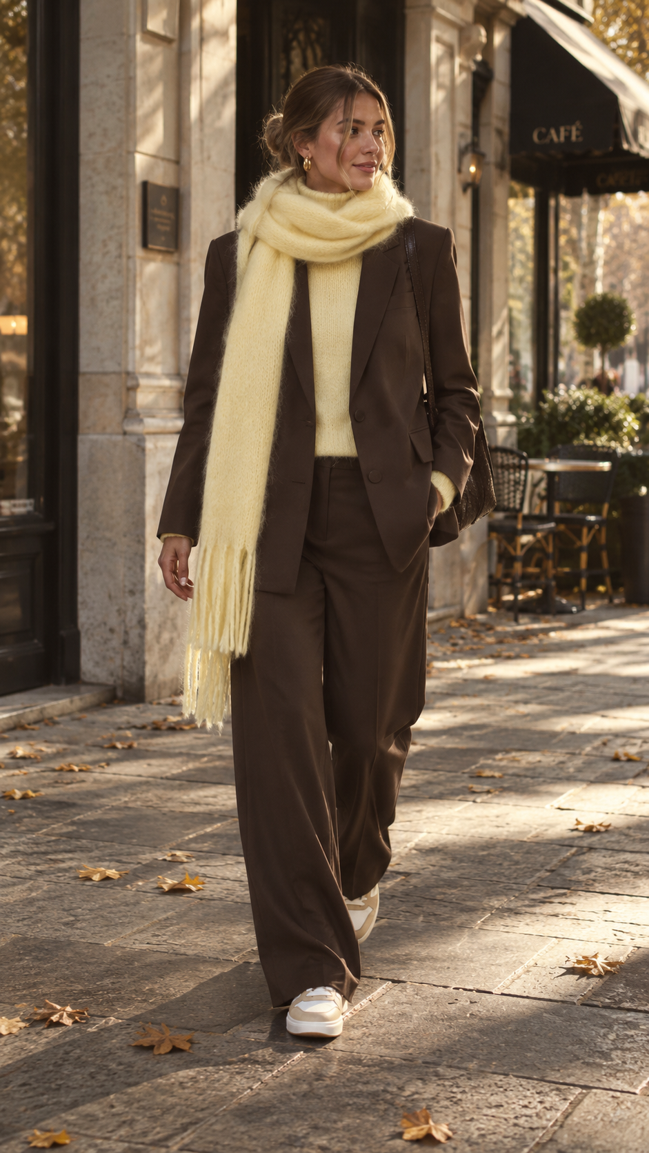 Clara – Blazer in Dark Chocolate