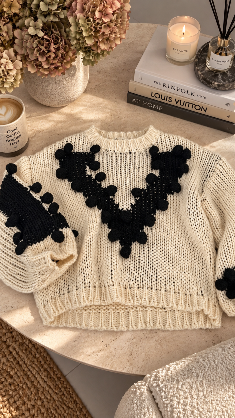 LOU – Oversize Grobstrick-Pullover