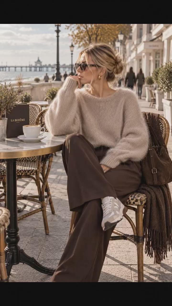 DALA MOHAIR PULLOVER – Soft Oversize Knit